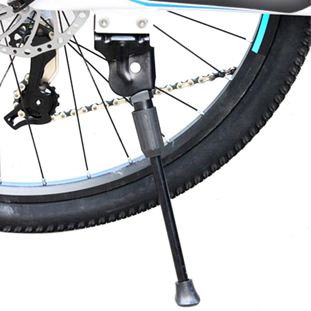 

2PCS 26 Inch Bike Kickstand Metal with Anti Slip Rubber Base Bike Stand Double Mounting Holes Black for 26 inch Tires Bike