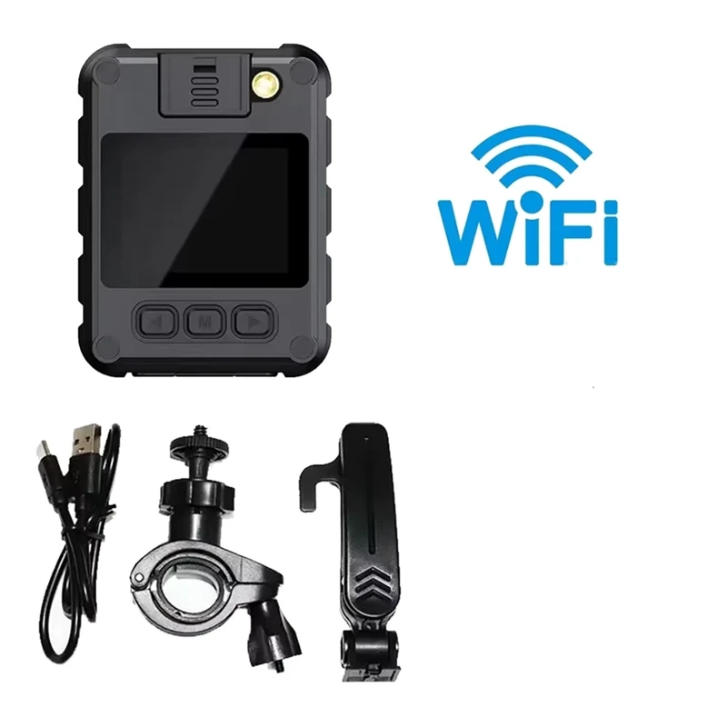 A86G-4K Mini Camera Law Enforcement Recorder WIFI Camera With High-Definition Screen Police Bodycam