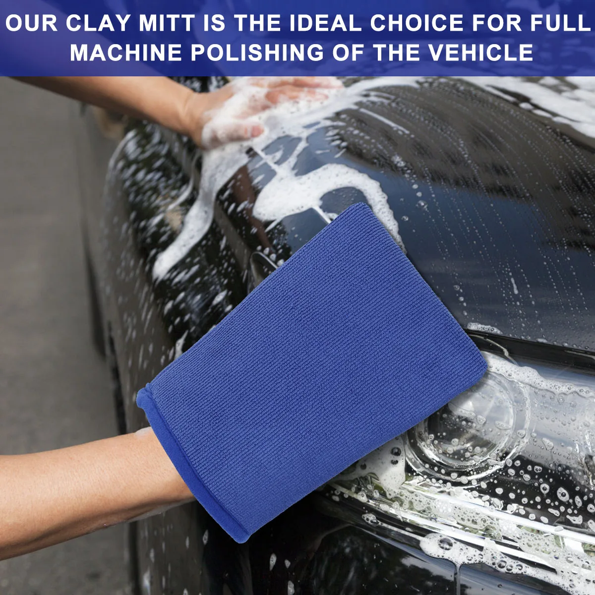 Magic Clay Bar Washing Gloves Car Cleaning Tools Auto Care Towel Car Detailing Magic Clean Cloth Marflo Polish Clay Polishing.
