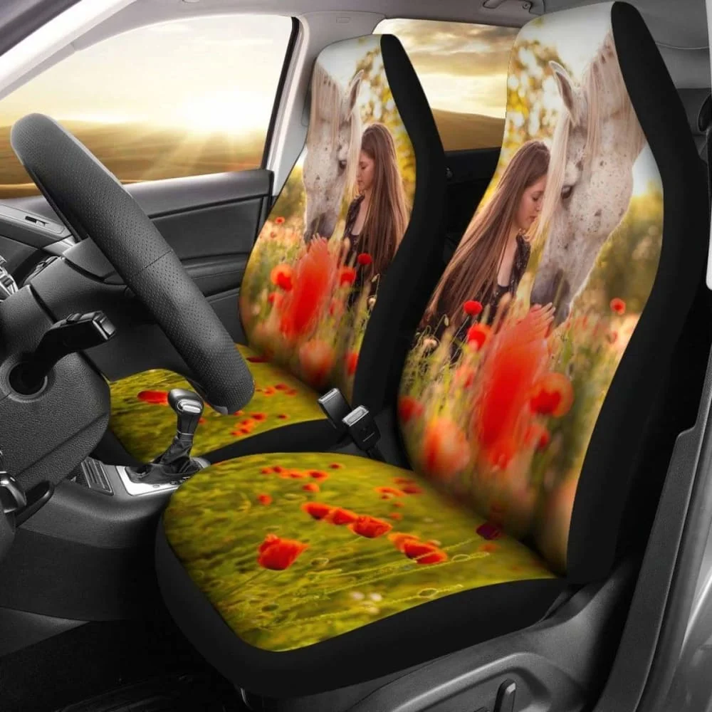 

Car Seat Covers Horse Lovers 23 170804,Pack of Front Seat Cover