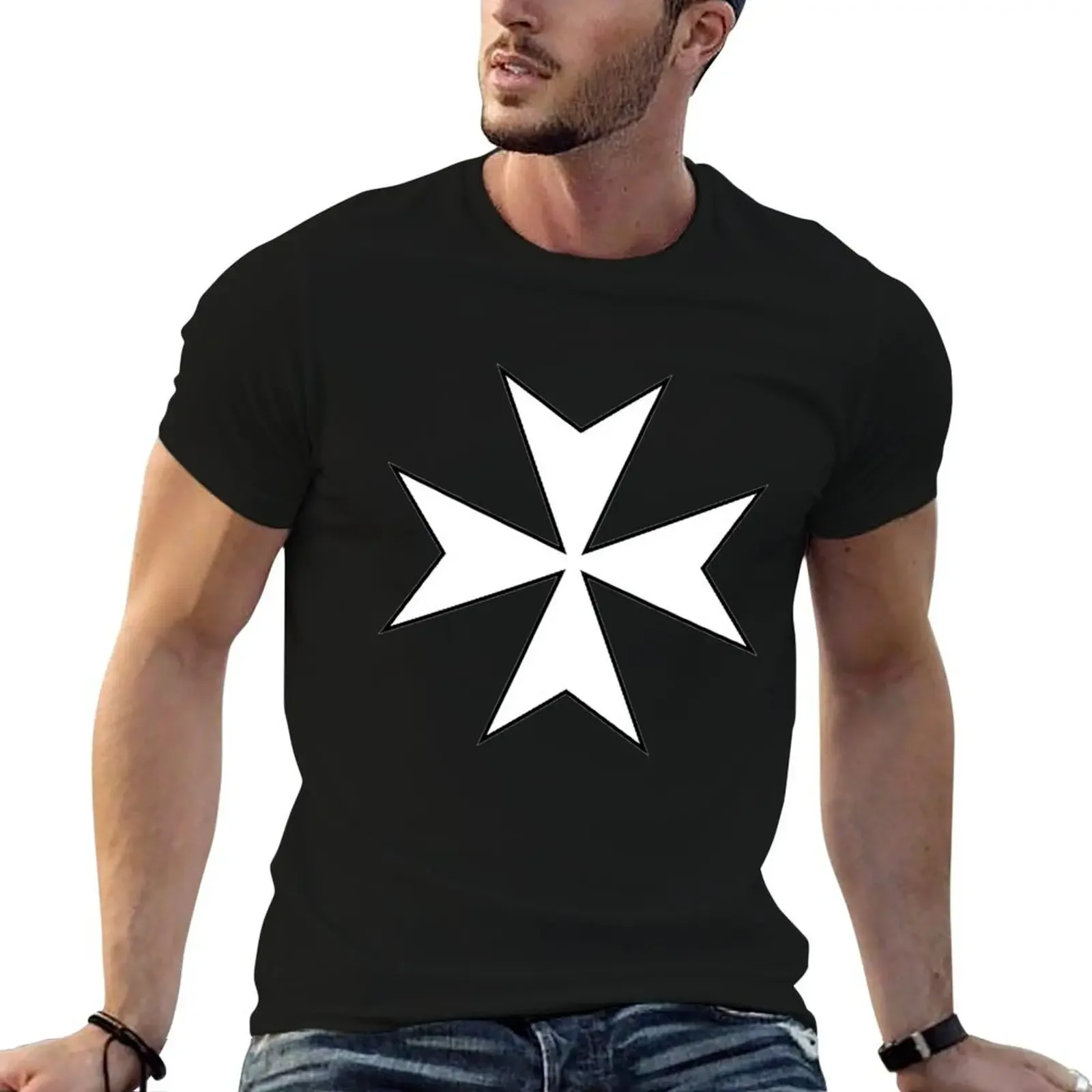 Knights Hospitaller Templar T-Shirt cute clothes anime tshirt vintage clothes hippie clothes compression shirt men