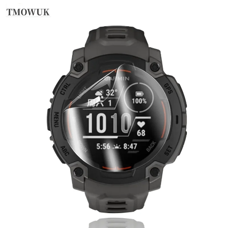 Vidro Temperado Anti-Choque Para Garmin Instinct 2 2X 3 3E Crossover 40 45 50 Mm, Clareza HD