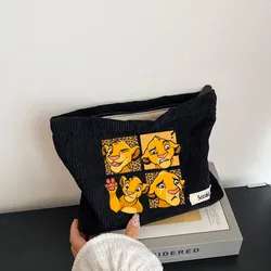 Bolsa de cosméticos de Mickey Mouse, El Rey León, Neceser de maquillaje para mujer, estuches de almacenamiento para mujer, monedero para mujer, regalos