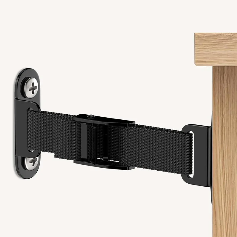 Adjustable Furniture Anti-tip Anchor Kit Baby Safety Wall Mount Strap Shockproof Furniture Fixing Bracket