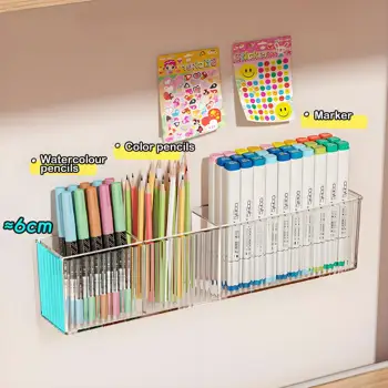 Adhesive Wall Pen Organizer 1