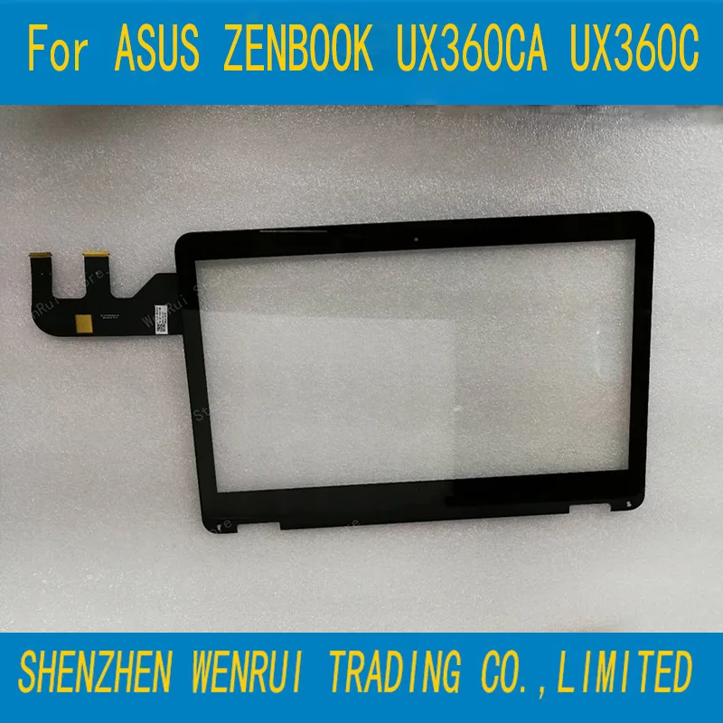 For ASUS UX360 UX360CA Touch Screen Digitizer Glass FP-ST133S1000AKM-01X With Front Bezel (without lcd)