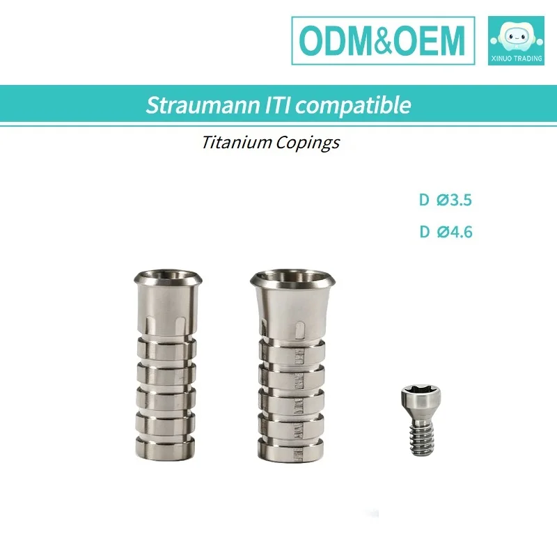 6ST For Straumann Multi-Unit Temporary Abutment Titanium Cylinder with Screw CAD/CAM Convertible for Dental Implant Crown Bridge