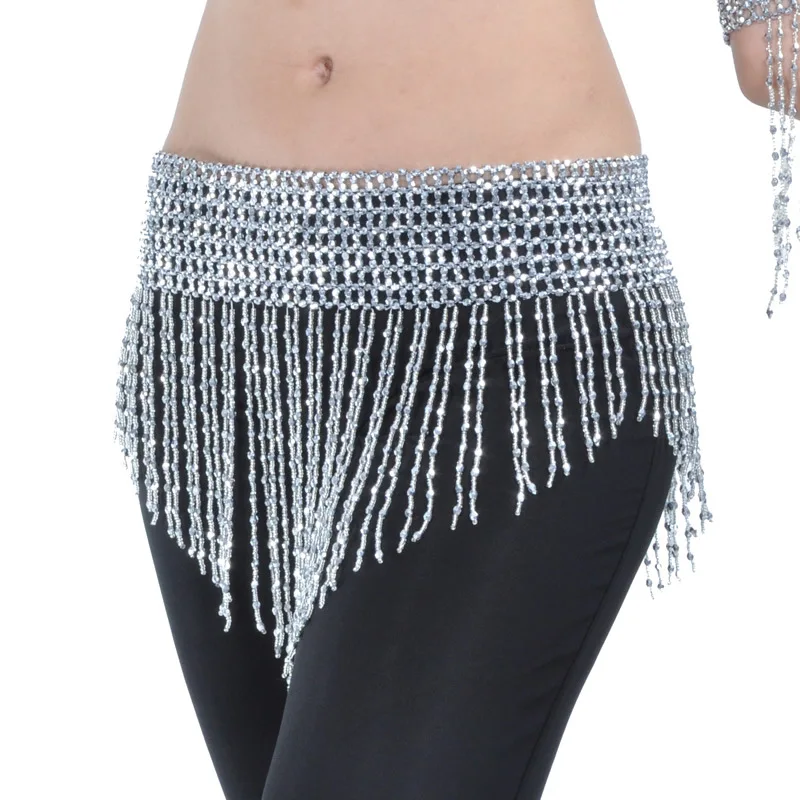 Belly Dance Elastic Beads Waist Chain Dancing Wear Accessories Belly Dance Belt