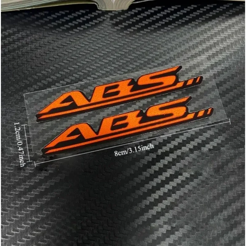 Style ABS Brake Decorative Car Stickers, Motorcycle Front Shock Absorption Decorative Stickers, Bike Riding Race Vinyl Decals