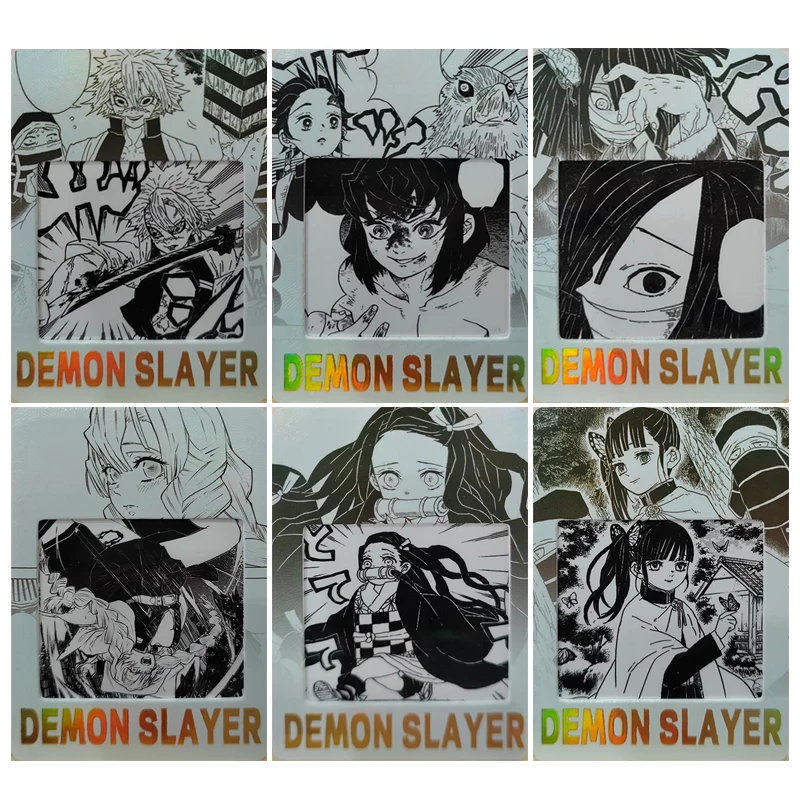 

Аниме Demon Slayer Kamado Nezuko Kochou Shinobu Kanroji Mitsuri Коллекционные карты Рождественские подарки на день рождения Детские игрушки