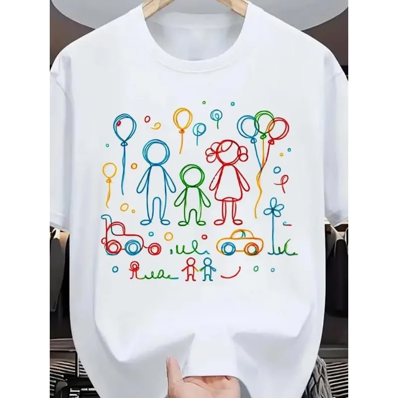 Universe Planets Graphic T-Shirt Women’s Casual Crew Neck Short Sleeve Tee Cartoon Planets Print Soft Comfortable Top for Wear