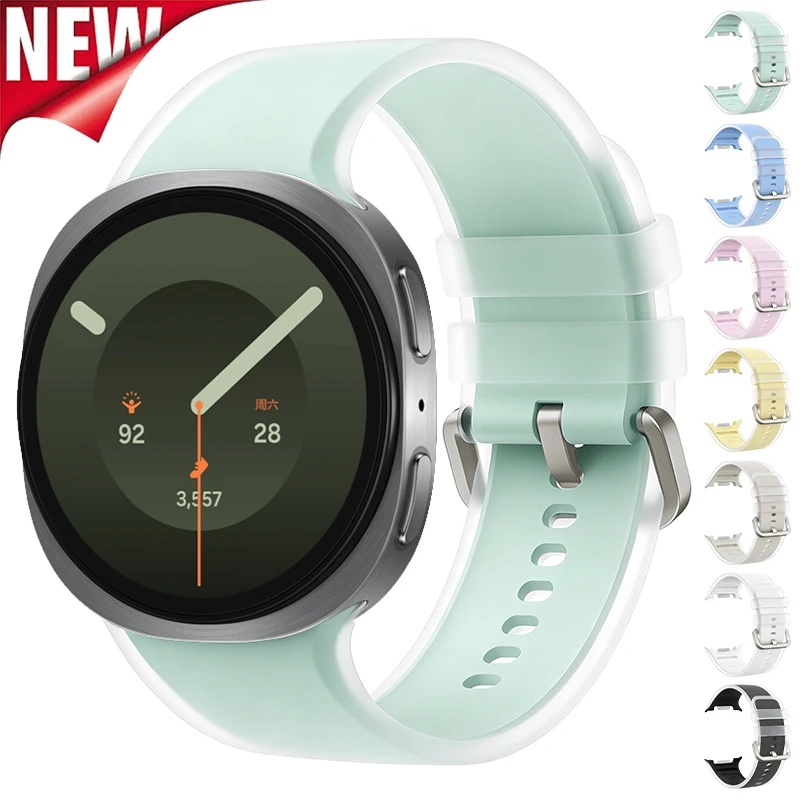 Transparentes Jelly-Armband für Samsung Galaxy Watch 9 8 40mm 44mm Silikon 20mm 22mm Band für Galaxy Watch 8 Classic 46mm Armband