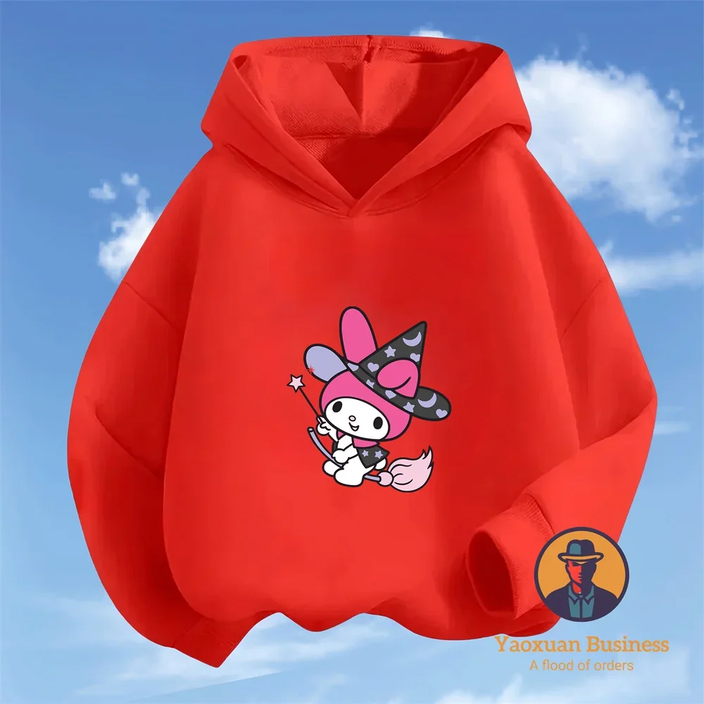 

2026 Thick Warm 2026 Autumn Winter Casual Hoodie Pure Cotton My Melody Animation Print
