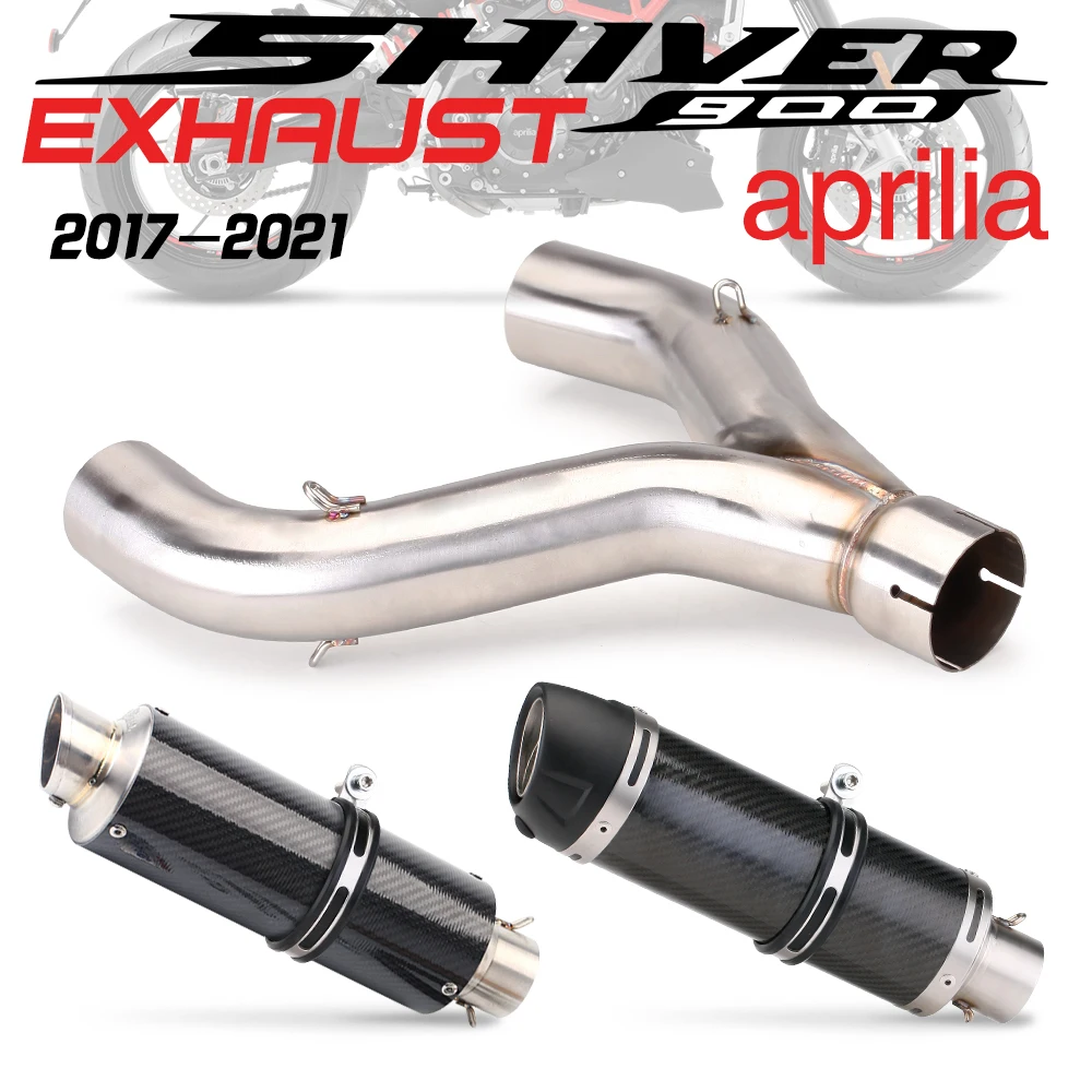 Slip on For Aprilia SHIVER 900 Motorcycle Racing Performance Exhaust Racing Line Original Location Motorcycle Muffler