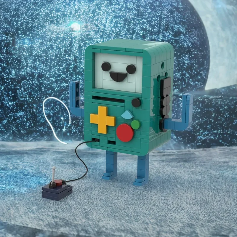 

253PCS MOC Beemo Building Block Model from "Adventure Time" includes gaming controller perfect for display and collection