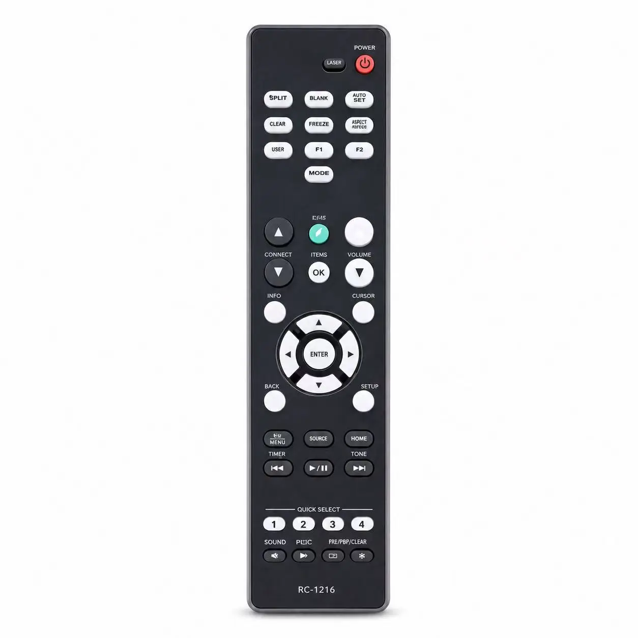 RC‑1216 Replacement Remote Control For Denon AV Receiver Amplifier AVR‑S510BT AVR‑S540BT AVR‑S530BT
