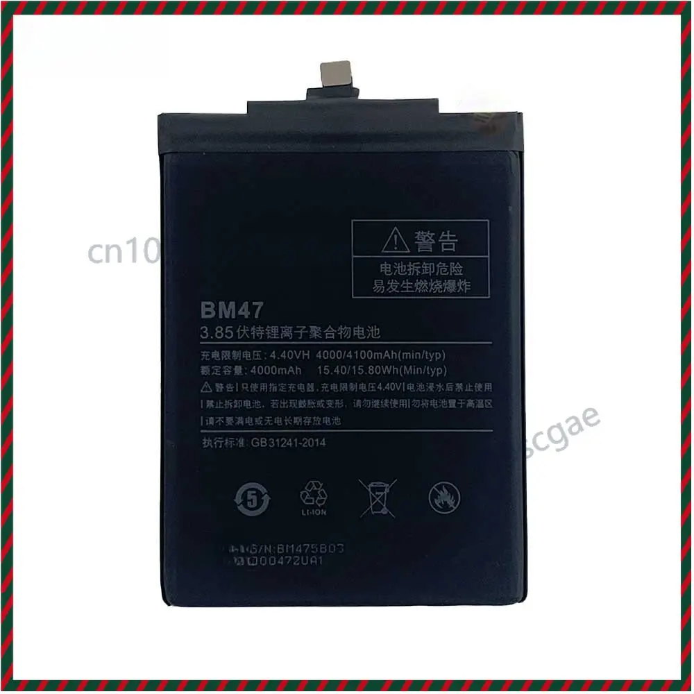 New Replacement Battery BM47 For Xiaomi Redmi 3 3X 3S 3Pro Redmi 4 4X