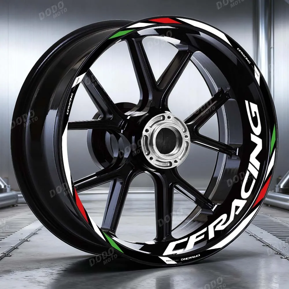 Motorcycle Reflective Wheel Stickers Decorative 17 Inchs Hub Rim Stripe Decal  For 450SR 675 SR-R 800NK 250NK 450 675 NK 500SR