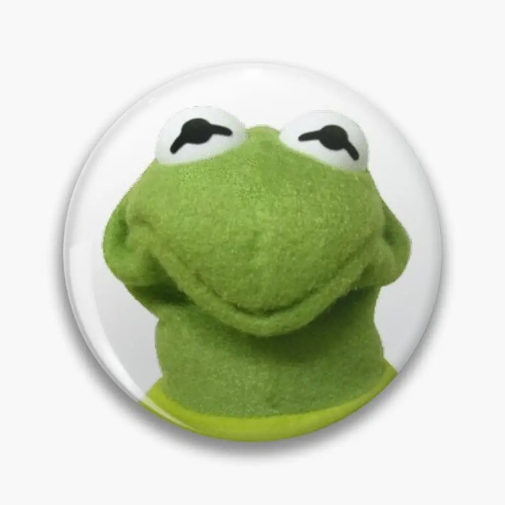 

Броши Kermit с булавкой амфибия, ювелирные изделия, аксессуары, индивидуальная брошь, модные значки на лацкан