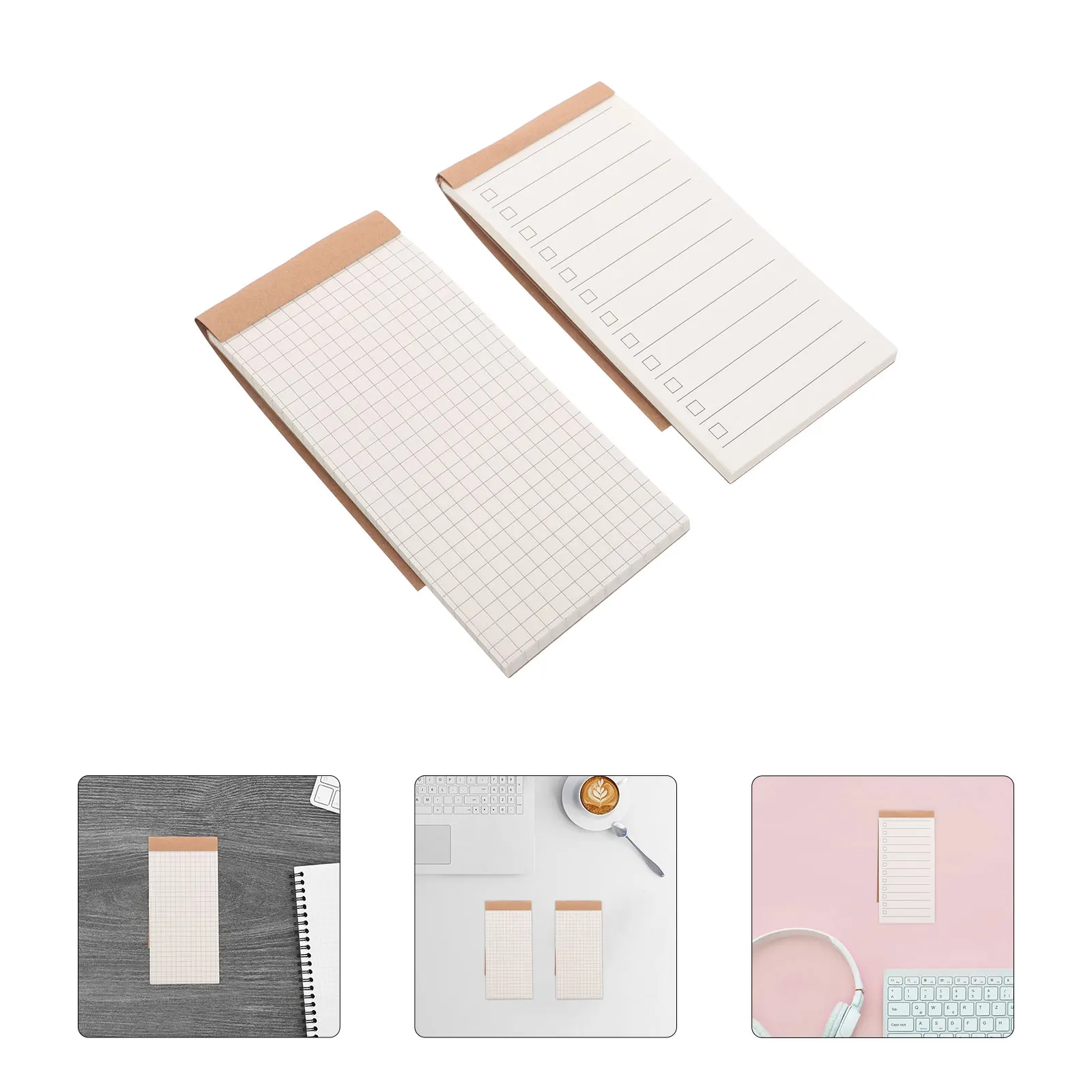 

8pcs Daily Planner Notepad Tear Off Pad For Task List Calendar Office Supplies Sticky Notebook Weekly Schedule Organizer
