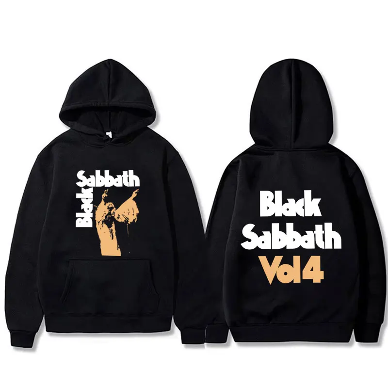 

Black Sabbath Ozzy Osbourne Vol 4 Album Hoodie Men Women Heavy Metal Rock Band Streetwear Man Vintage Oversized Pullover Hoodies