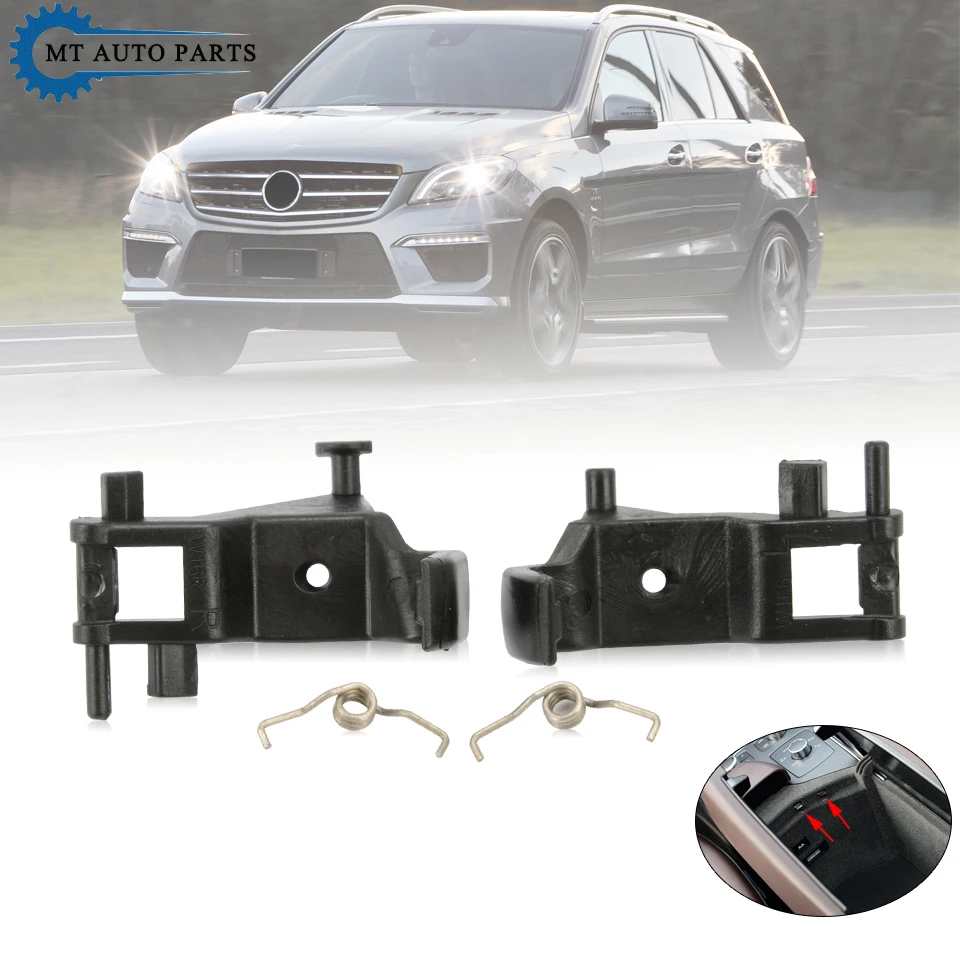 MTAP For Mercedes Benz ML320 ML350 GL400 W166 W292 Center Console Lid Armrest Cover Box Buckle Lockers Switch Clip