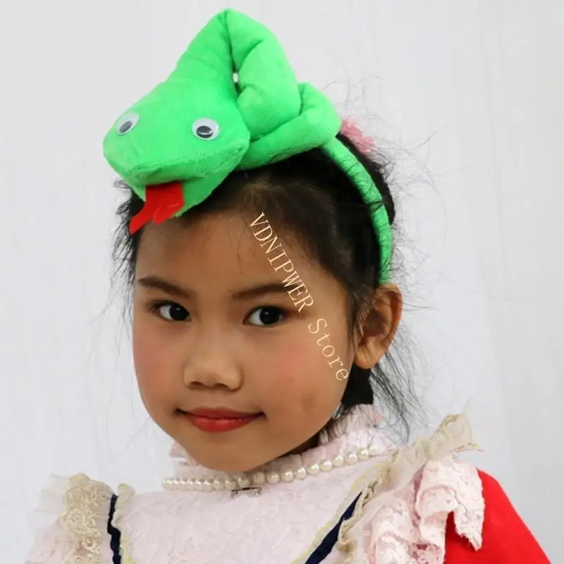 Accessoire tenue serpent d'Halloween avec bandeau bande coule