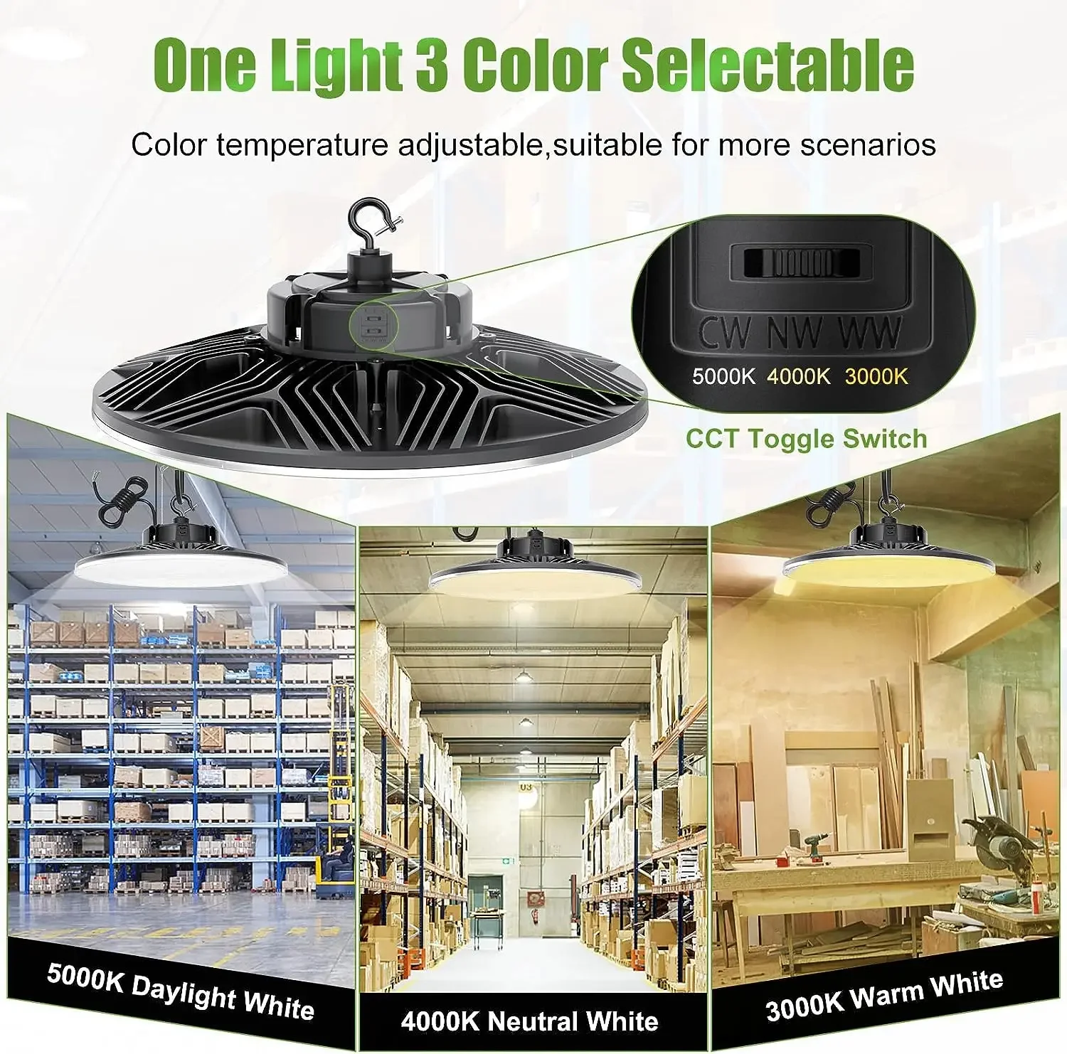 commercial factory industrial lighting badminton court 150 w 200 watt 240w ufo highbay 300 watt ufo high day led high bay light