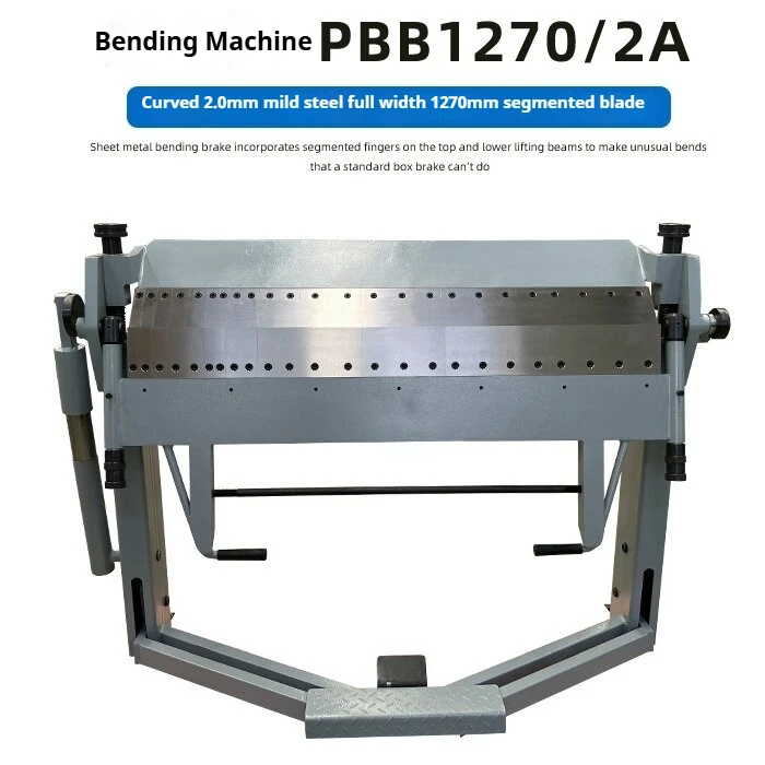 Price PBB1270/2A Manual Metal Bending Machine with Segmented Blade Bending Machine