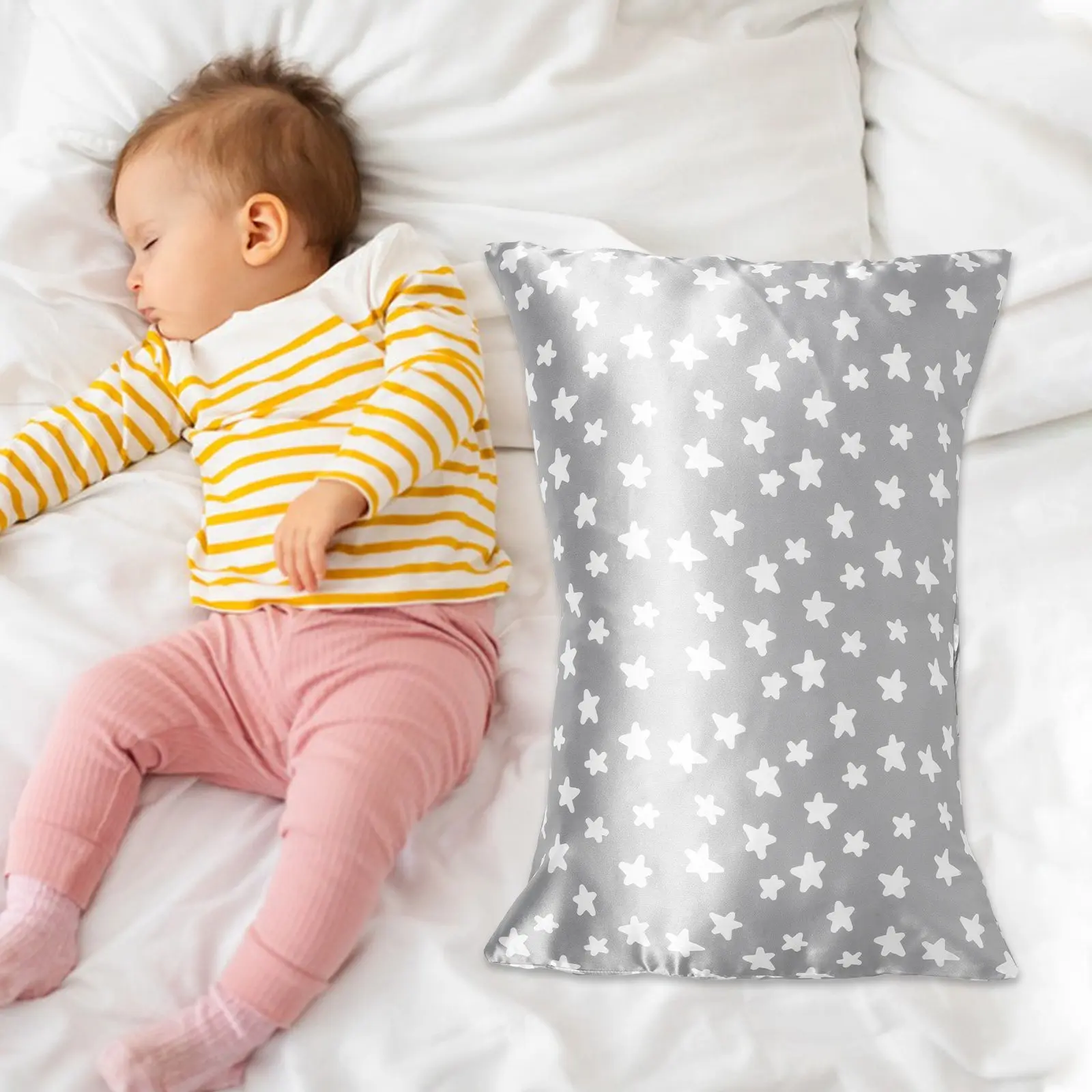 

Kids Pillowcase Envelope Closure Breathable Printed Soft for Toddler Travel Camping Decorative Small Pillow Cases Child Hair