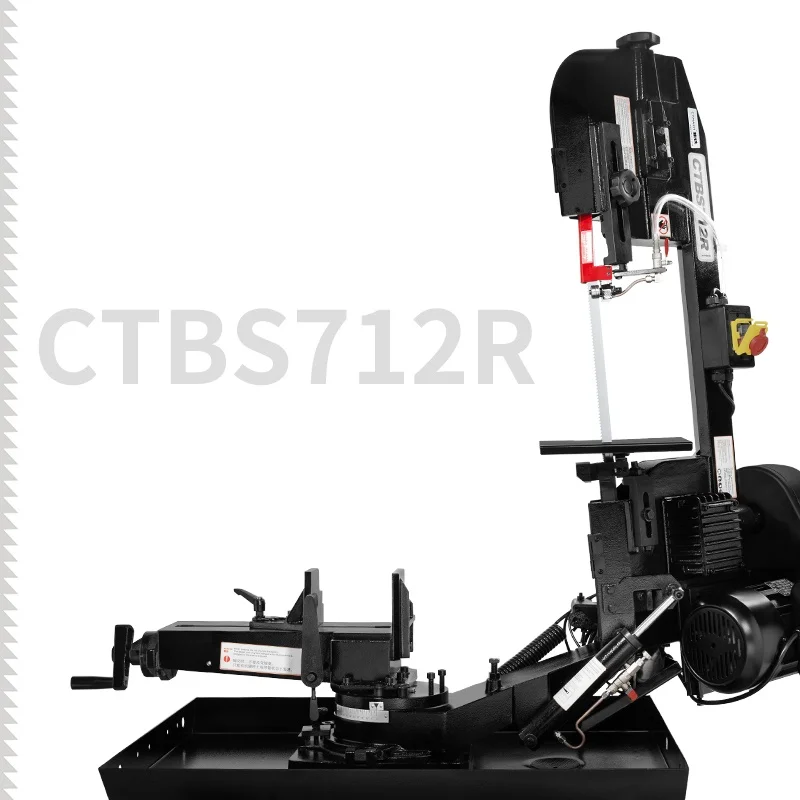 เครื่องเลื่อยสายพานตัดโลหะแบบตั้งโต๊ะ รุ่น CTBS712R สินค้าใหม่-เครื่องเลื่อยไม้แบบแนวนอน ปรับแรงตึงใบมีดด้วยมือ สภาพใช้งานแล้ว