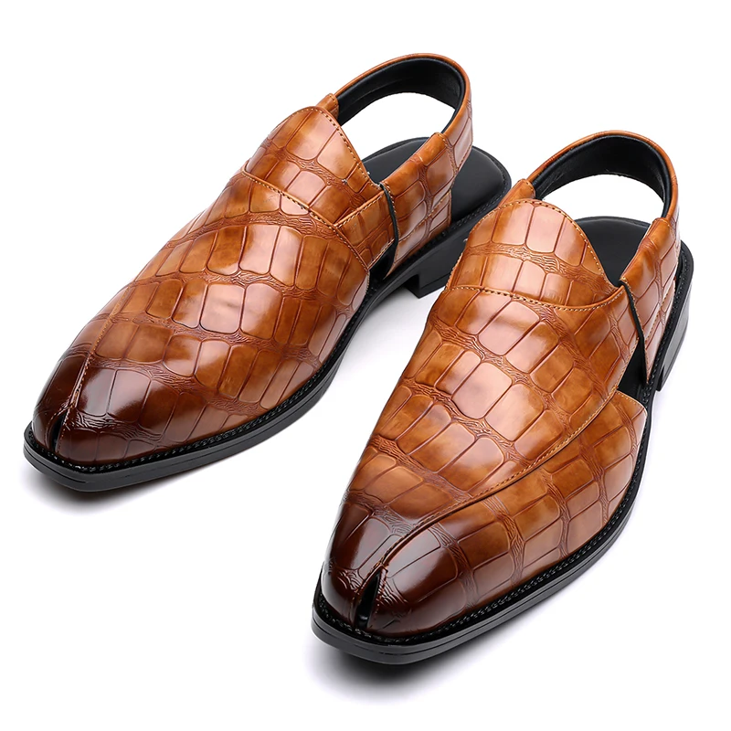 Men's Summer Fashionable Breathable Sandals Wear-Resistant Anti-Slip Comfortable Versatile Trendy Men's Shoes-2021