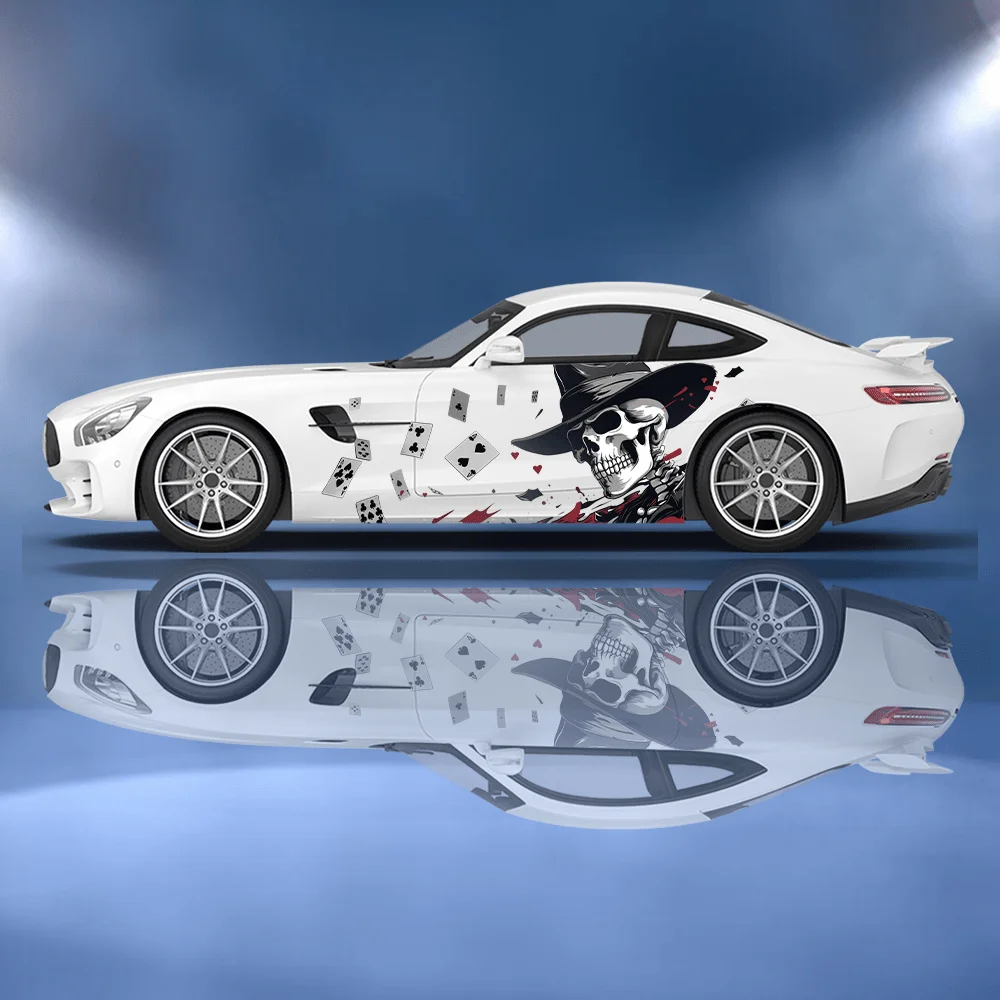 skull-playing-poker-card-printed-car-sticker-full-body-decal-scratch-protection-car-sticker-waterproof-car-vinyl-wraps