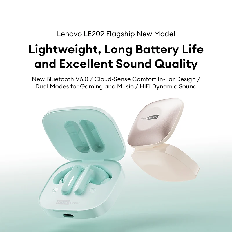 New Lenovo LE209 TWS Bluetooth
