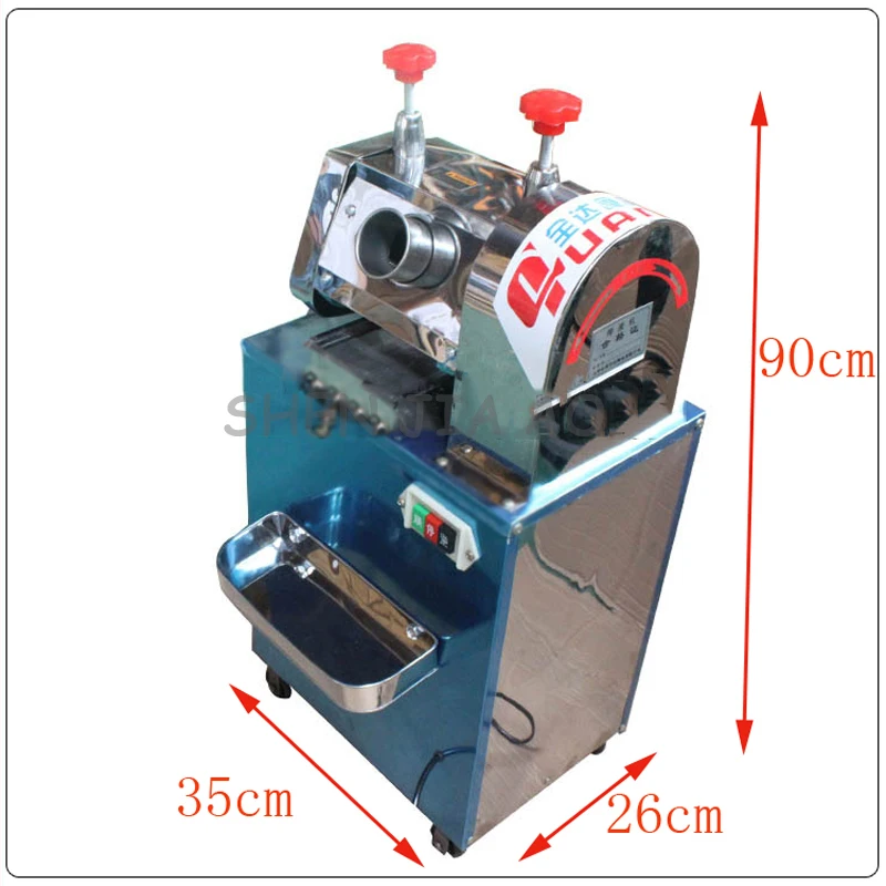 Spremiagrumi elettrico 220v della canna degli spremiagrumi v della canna da zucchero della canna da zucchero della macchina commerciale del succo della canna da zucchero