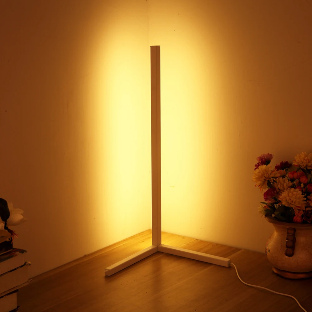 Floor Lamp Corner Floor Light with Remote Control Bedroom Living Room Decoration