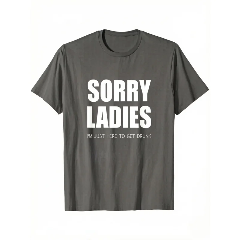 2025 Mike Men's Fun Joke T-Shirt Comfort Short Sleeve Crew Neck Humorous Slogan Print Black Casual