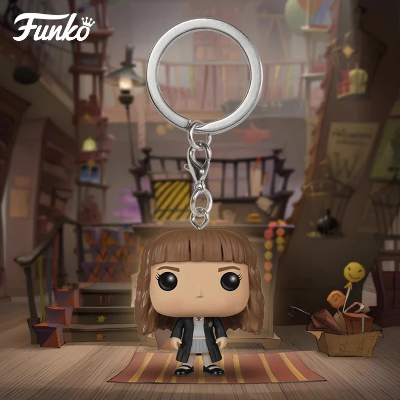 Genuine Edition FUNKO POP Harry Potter Hermione Keychain Anime Action Desktop Decoration Ornament Model Toys Collectible Model - Image 3