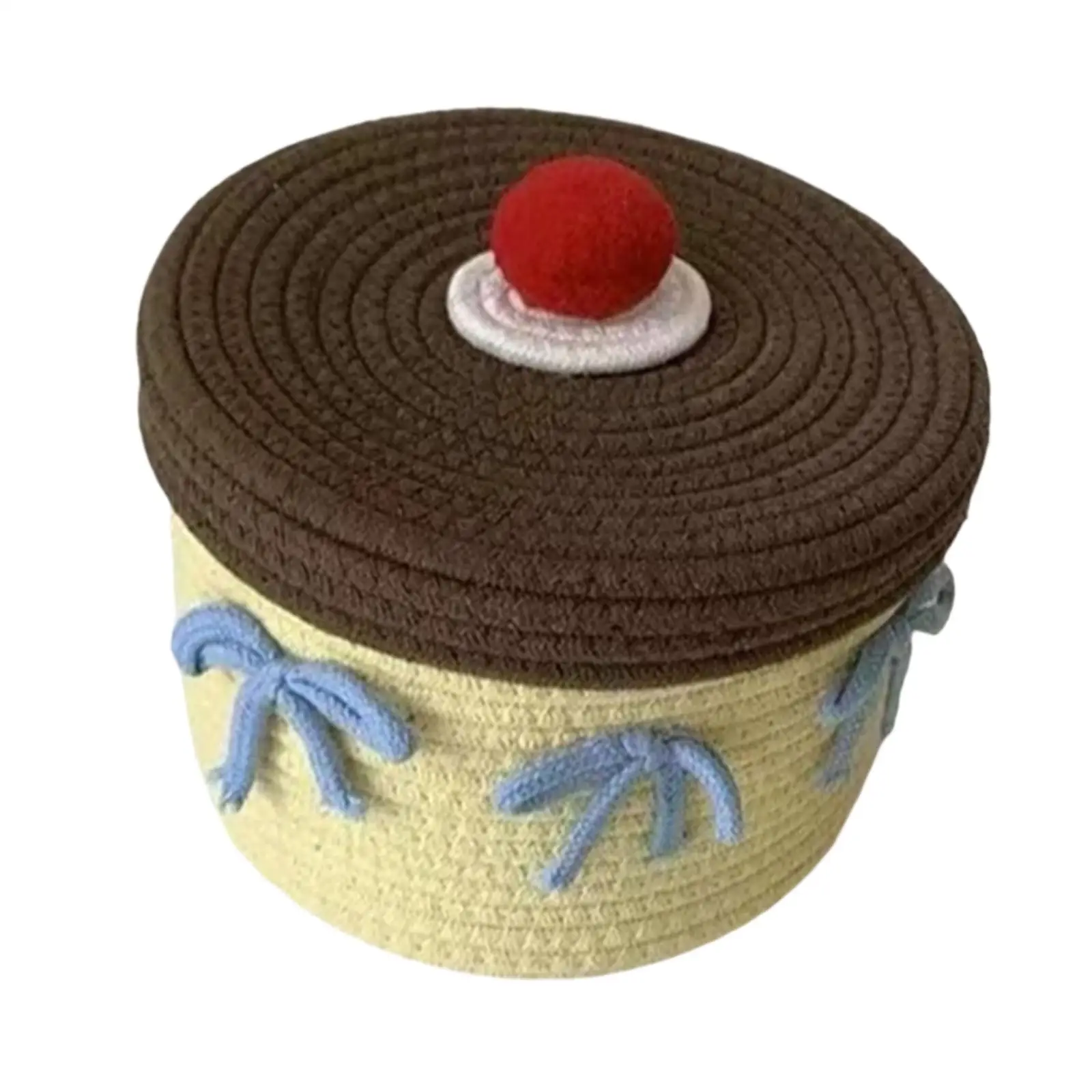 

Cotton Rope Storage Basket Container Organizer for Towels Bedroom Diaper