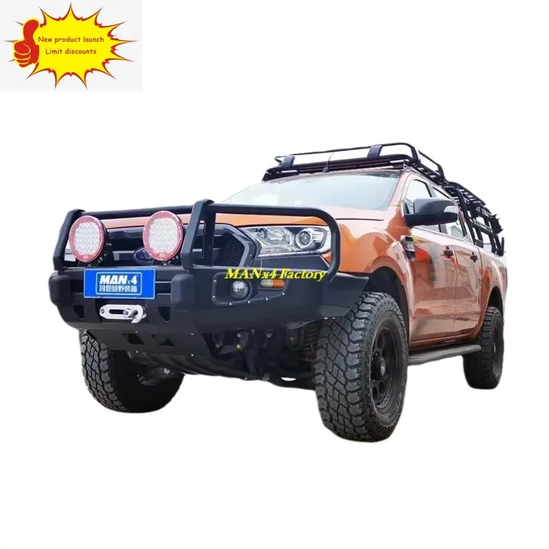 

Top-level 4wd Steel Front Bumper Bull Bar for Ford Ranger International 11-21