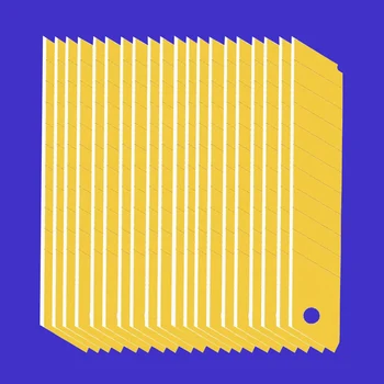 Titanium Plated Alloy Blade Utility Mes Verdikte V Letter Sk5 Materiaal is scherp en duurzaam 18 mm Art Knife Blades