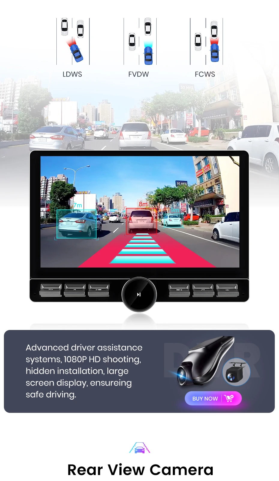 Junsun 10 Zoll drehbarer IPS-Touchscreen 1 Din Universal Wireless für Apple Carplay Android Auto Autoradio Androidauto Stereo Multimedia-Videoplayer Smart Intelligent Systems GPS-Navigation Head Unit Autoradio WIFI BT 4G WIFI FM AM DSP RDS SWC – Detail 18