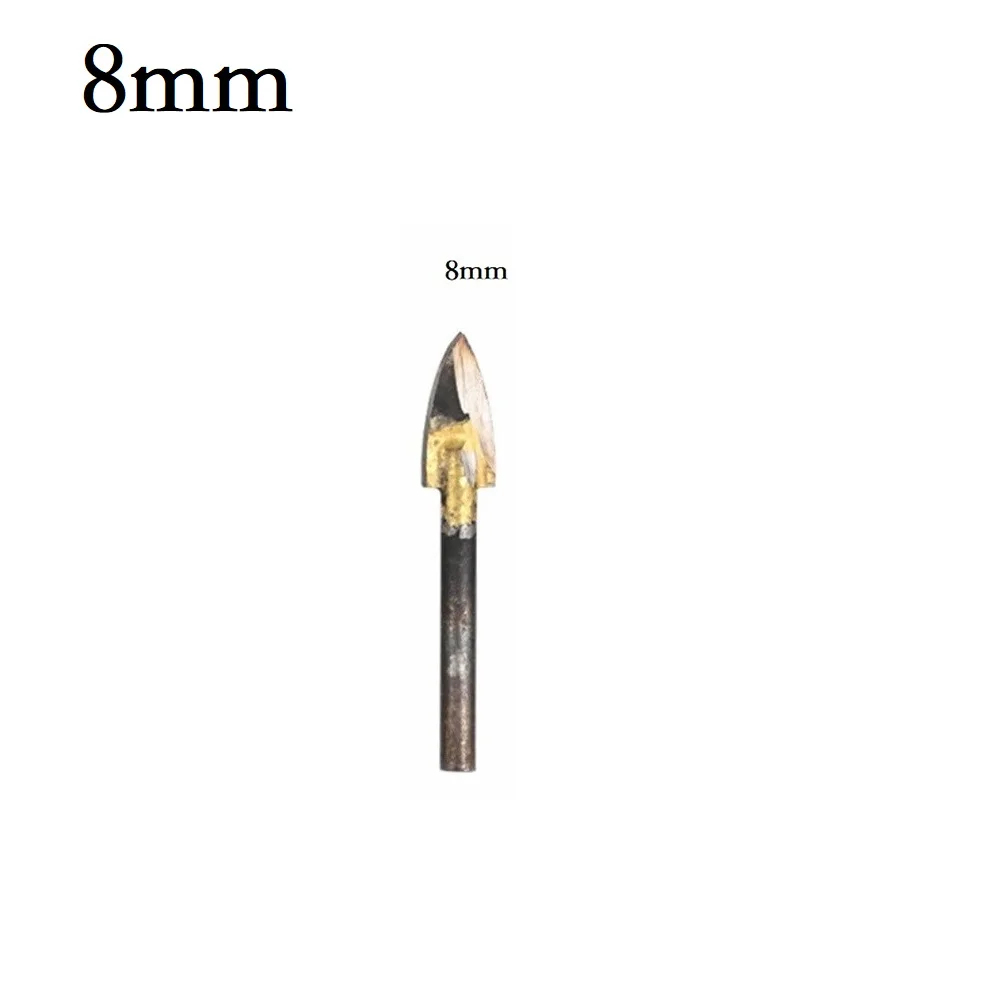 8-20mm HSS Brazed ukiran Cutter 6mm Shank penggilingan pemotong untuk ukiran kayu ukiran kayu pemotong Peralatan bengkel peralatan listrik