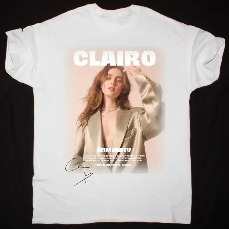 CLAIRO Poster Immunity Album White T Shirt All Size S To 5XL PR863