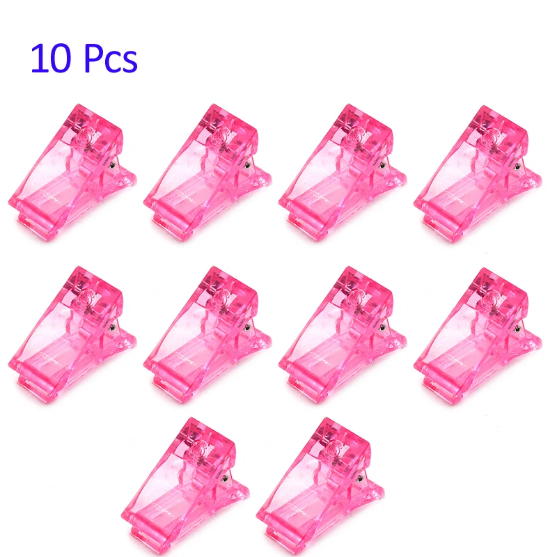 Acryl Nagel Clip Transparent Gel Schnell Gebäude Nagel Tipps Clips Fingernagel Verlängerung UV Klemmen Maniküre Kunst Builder Werkzeuge Set