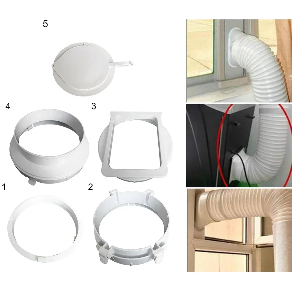 YTOM เครื่องปรับอากาศแบบพกพา 15 ซม.หน้าต่างซีล Air Vent ท่อไอเสียท่อเชื่อมต่ออะแดปเตอร์สําหรับโทรศัพท์มือถือ Air Condit