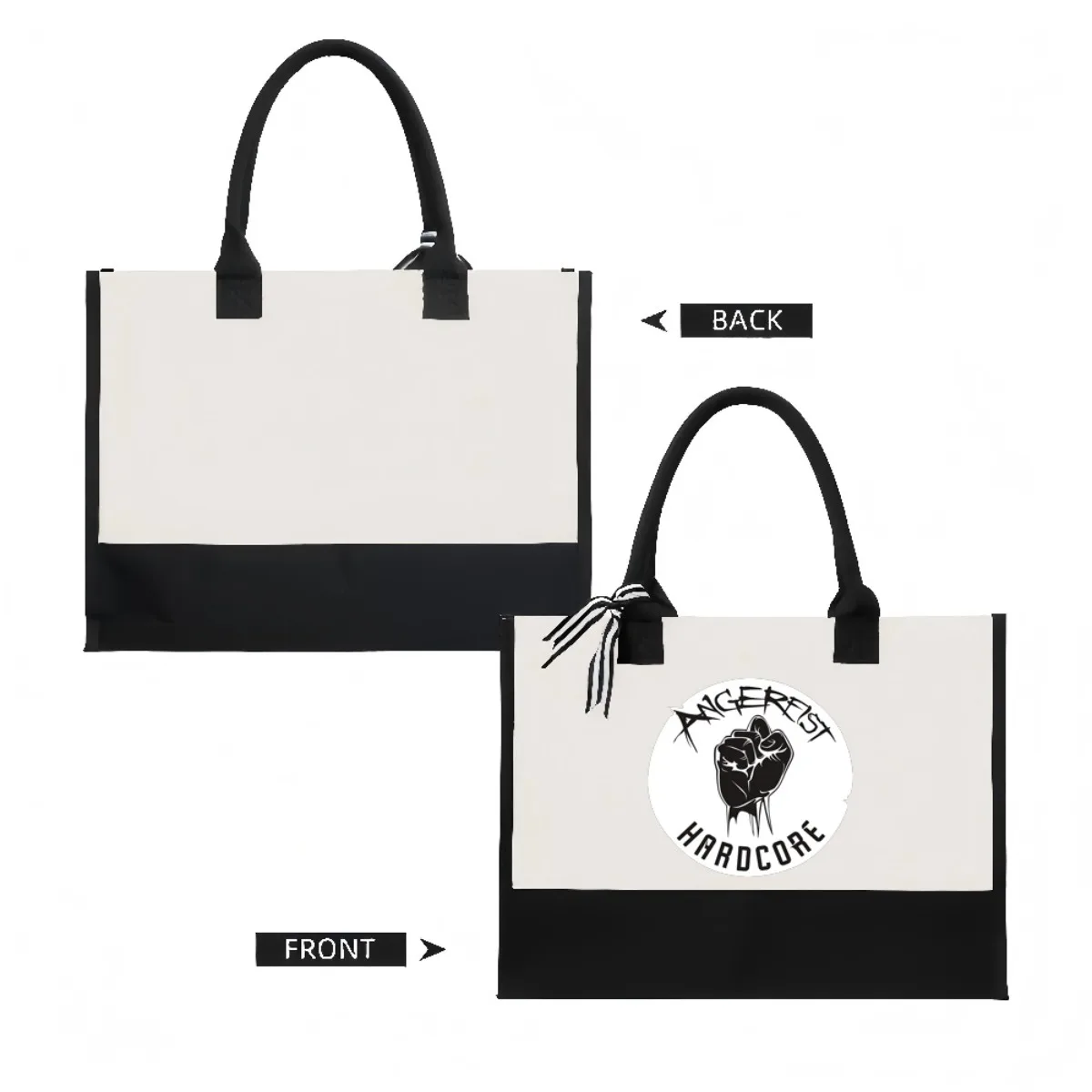 AngerFist Electropedia Wiki Fanm 2026 وصول جديد موضة ممارسة واسعة قابلة لإعادة الاستخدام حمل حقيبة نمط طباعة 2 لهجة الثقيلة #2