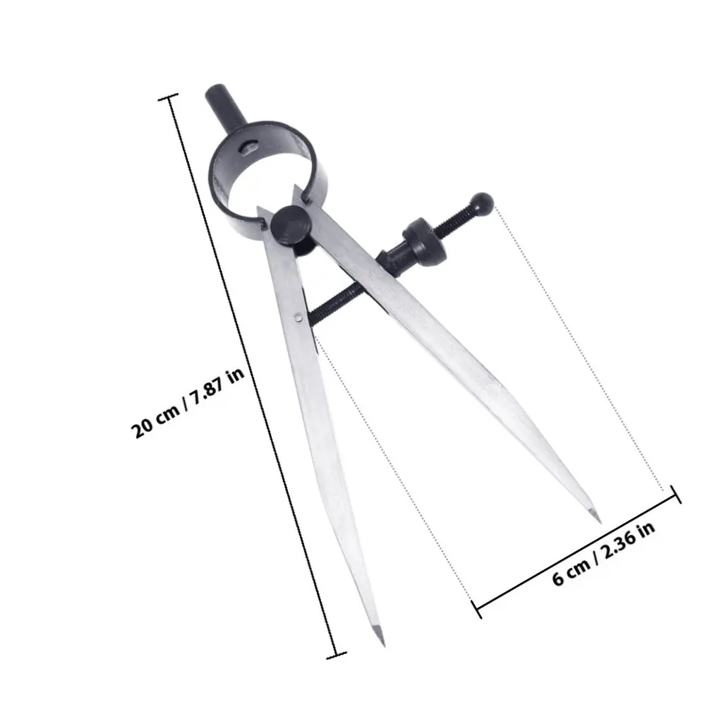 -Craft Compass Spacing Gauge Precision Spring Divider Radius 150Mm Multi-Function Marking Gauge for Woodworking Drafting