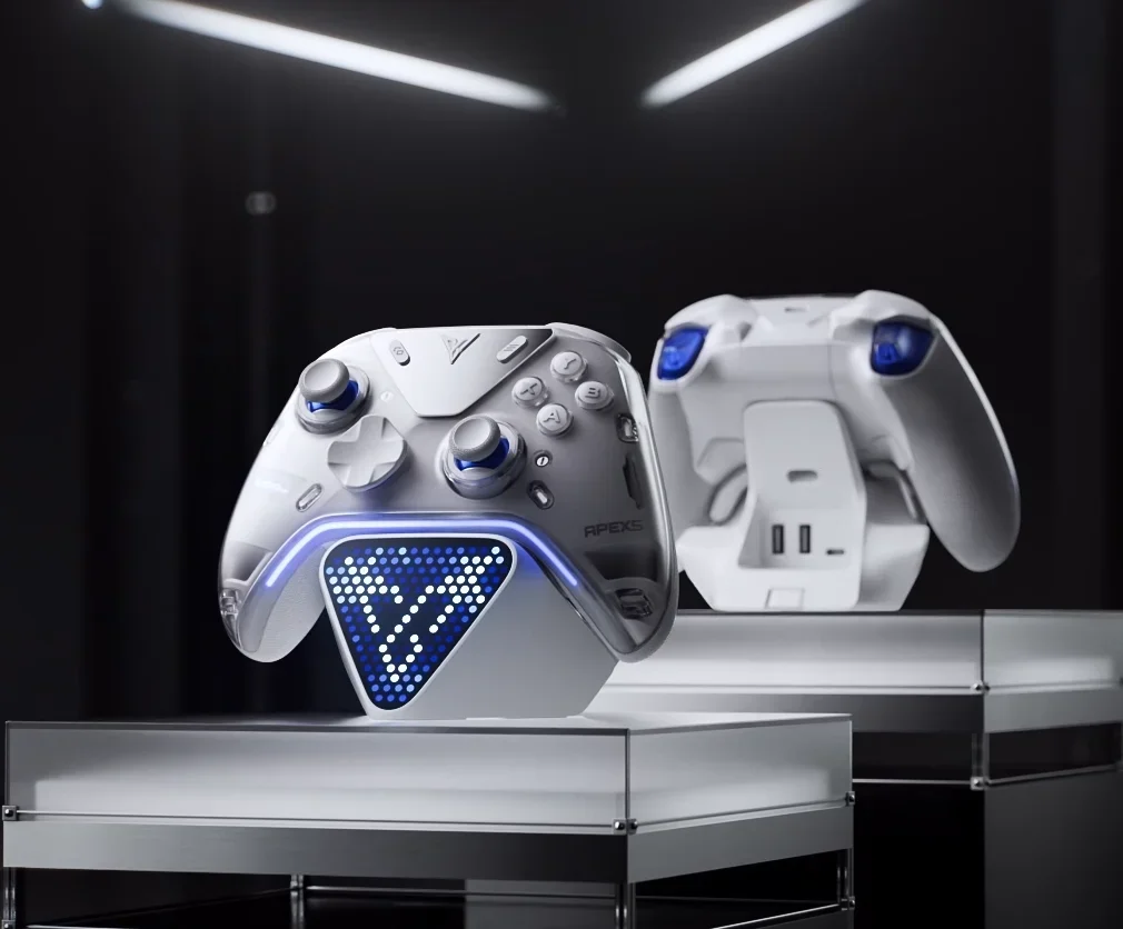 Auf Lager 2026 NEUER Flydigi APEX 5 Feedback Elite Gaming Controller für PC/TV/Mobile BT Wireless Gamepad mit Ladestation