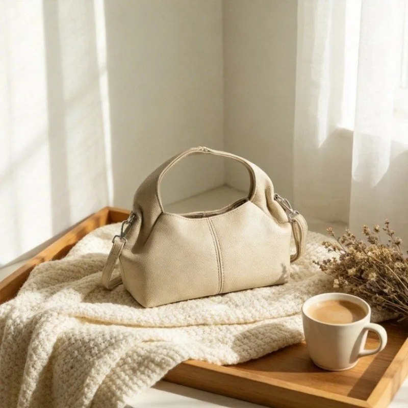 Solid Color Vintage Retro Original Textured Diaper Bag Luxury Brand Famous Designer Tote Messenger Purse